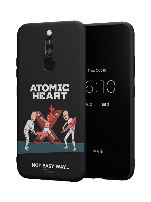 Силиконовый чехол для Xiaomi Redmi 8 "Atomic Heart: Not Easy Way"