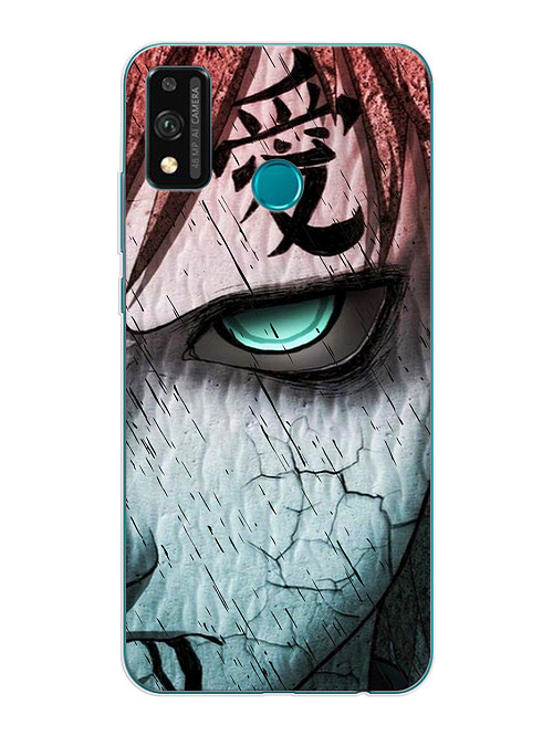 Силиконовый чехол для Honor 9X Lite Naruto Shippuden - Gaara grimm face