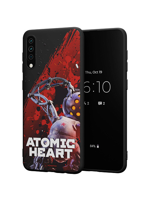 Силиконовый чехол для Samsung A30s "Atomic Heart: Беляш (МА-9)"