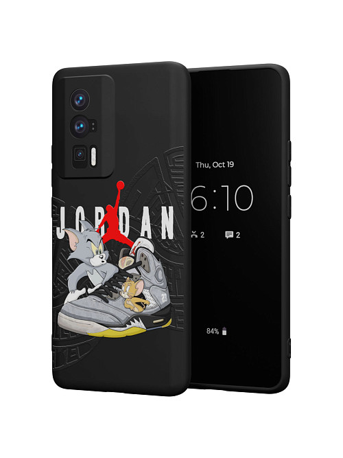 Силиконовый чехол для Xiaomi Redmi K60 "NOVEL: Том и Джери х Nike"