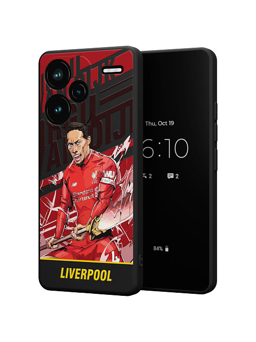 Силиконовый чехол для Xiaomi Redmi Note 13 Pro Plus (5G) "NOVEL: Liverpool"