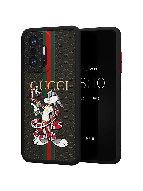 Противоударный чехол для Xiaomi 11T "NOVEL: Багз Банни Gucci"