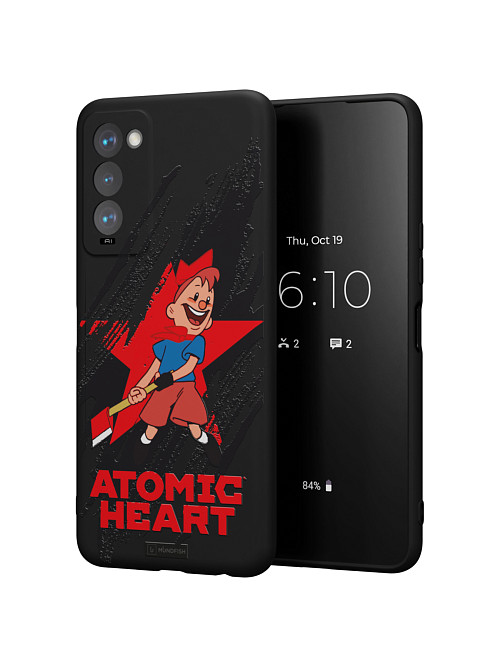 Силиконовый чехол для Tecno Camon 18/Camon 18T "Atomic Heart: Пионер"