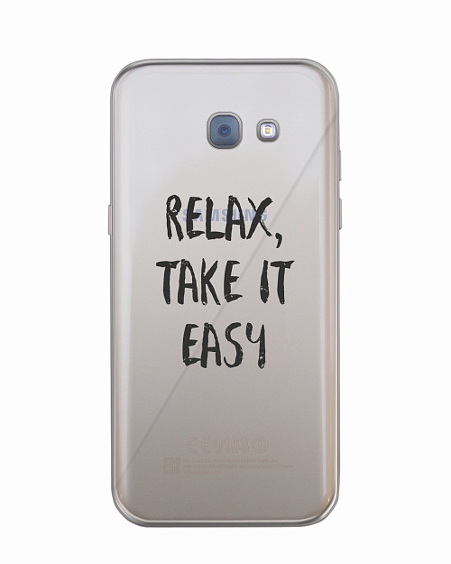 Силиконовый чехол для Samsung Galaxy A5 (2017) Relax, take it easy Силиконовый чехол для Samsung Galaxy A5 (2017) Relax, take it easy