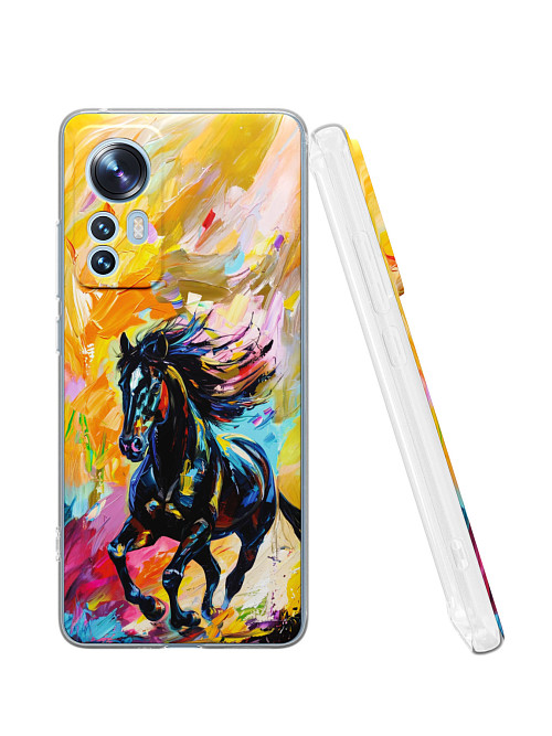 Силиконовый чехол для Xiaomi 12 "Лошадь V.2"
