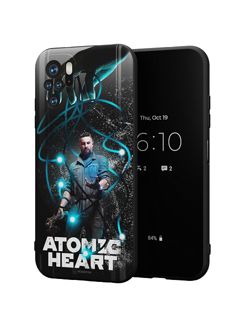 Силиконовый чехол для Xiaomi Redmi Note 10S "Atomic Heart: ХРАЗ"