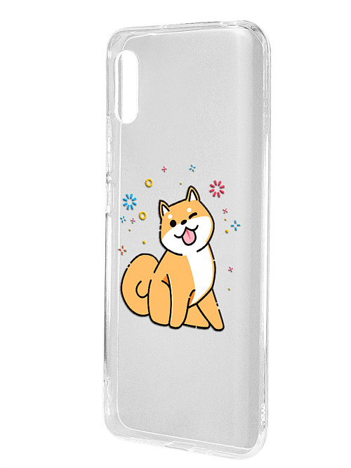 Силиконовый чехол для Xiaomi Redmi 9A Собака Сиба-ину