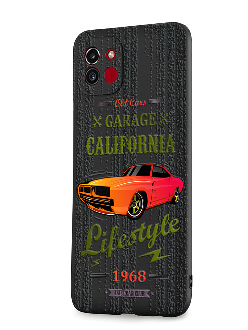 Силиконовый чехол для Samsung Galaxy A03 Musclecar California