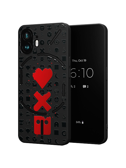 Силиконовый чехол для Nothing Phone 2 "Love Death Robots"