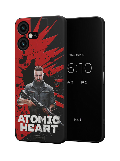 Силиконовый чехол для Tecno Pova Neo 3 "Atomic Heart: Майор Нечаев"