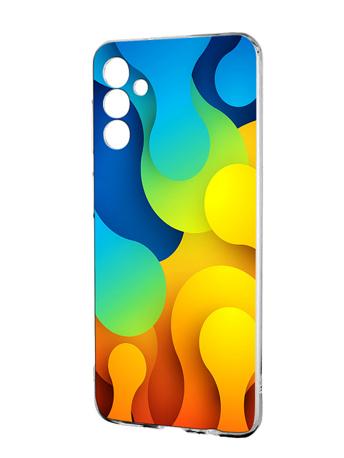 Силиконовый чехол для Samsung Galaxy A13 (4G) Яркая абстракция