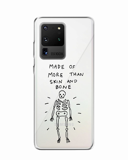 Силиконовый чехол для Samsung Galaxy S20 Ultra Скелет