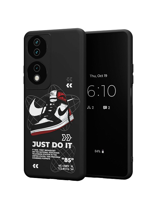 Силиконовый чехол для Honor X7b "NOVEL: Just Do It"