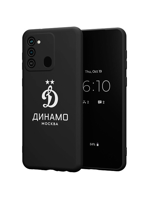 Силиконовый чехол для Tecno Spark 8C "Динамо: Динамо Москва"