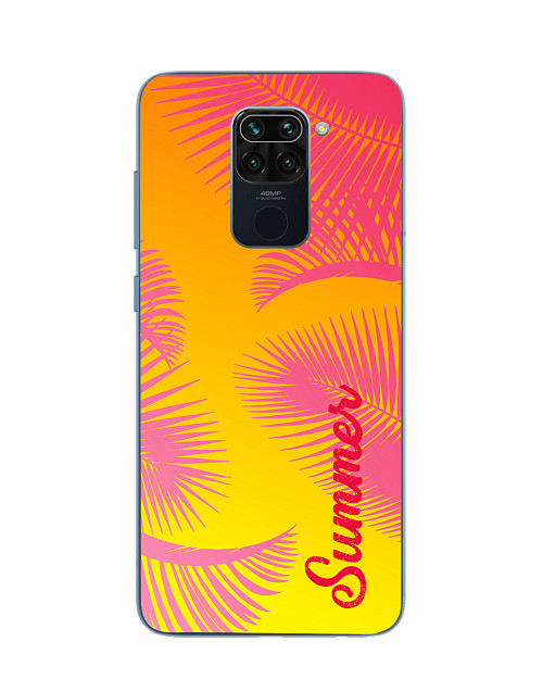 Силиконовый чехол для Xiaomi Redmi Note 9 "Summer"