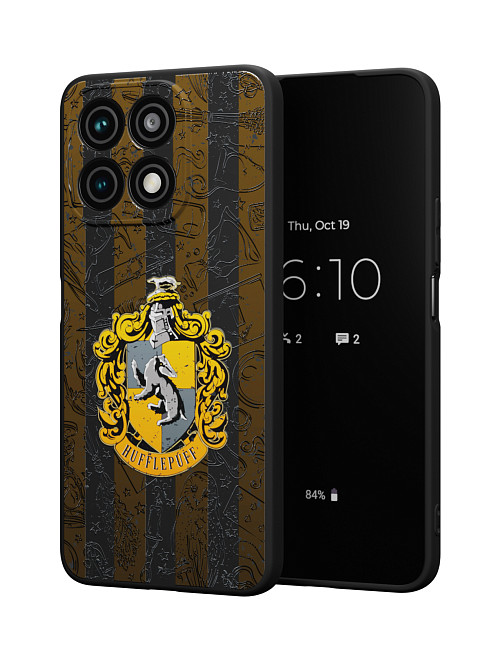 Силиконовый чехол для Honor X8a (4G) "NOVEL: Пуффендуй"