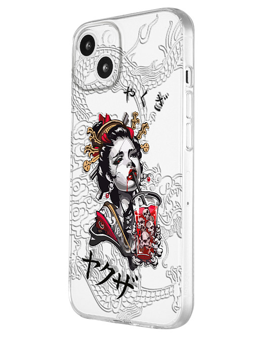 Силиконовый чехол для Apple iPhone 13 mini Geisha Bloody