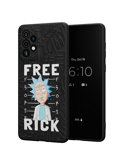 Силиконовый чехол для Samsung Galaxy A73 (5G) "NOVEL: Free Rick"