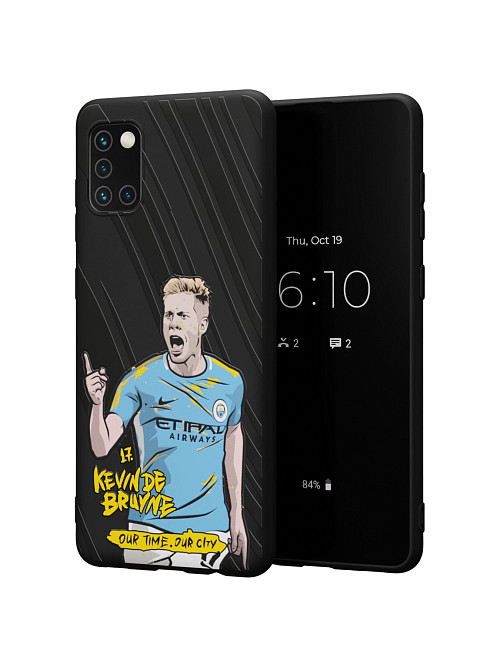 Силиконовый чехол для Samsung Galaxy A31 "NOVEL: Kevin de Bruyne"