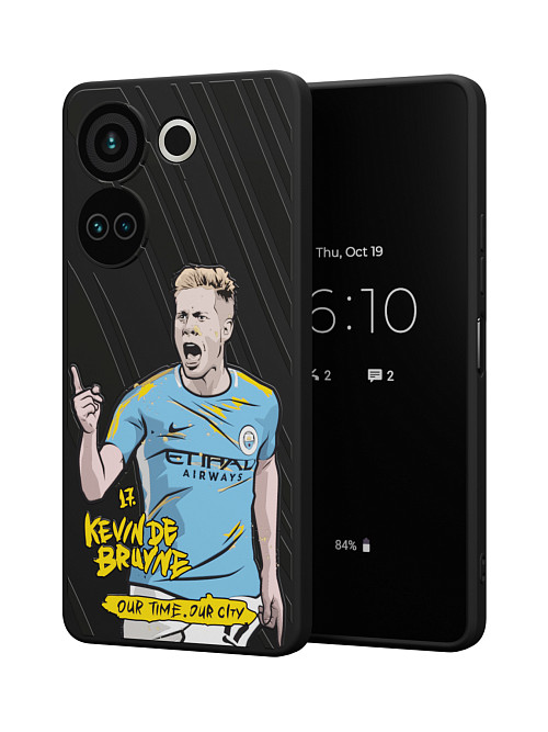 Силиконовый чехол для Tecno Camon 20 Pro (4G) "NOVEL: Kevin de Bruyne"