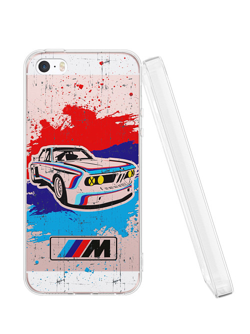 Силиконовый чехол для Apple iPhone 5S "BMW"