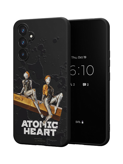 Силиконовый чехол для Samsung Galaxy A54 (5G) "Atomic Heart: Боевые близняшки"