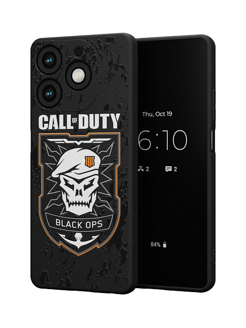 Силиконовый чехол для Tecno Spark 10 Pro "NOVEL: Call of Duty"