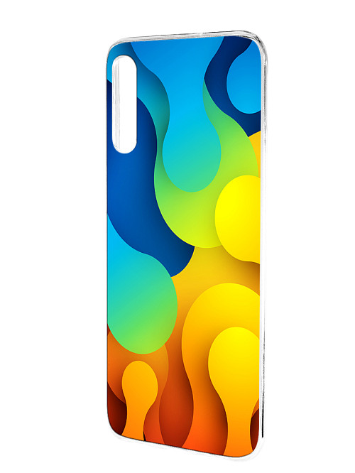 Силиконовый чехол для Samsung Galaxy A30S "Яркая абстракция"