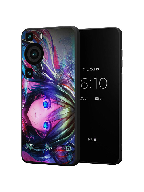 Силиконовый чехол для Huawei P60 "Hatsune Miku"