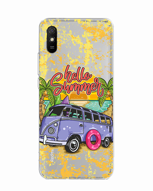 Силиконовый чехол для Xiaomi Redmi 9A Volkswagen Transporter