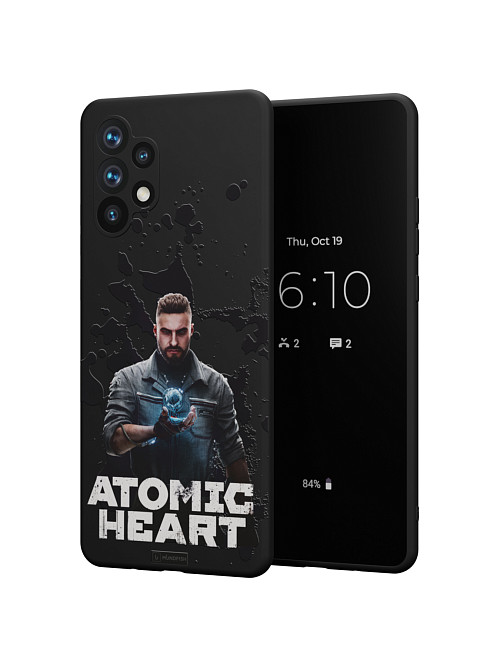 Силиконовый чехол для Samsung Galaxy A32 (4G) "Atomic Heart: Товарищ Нечаев"