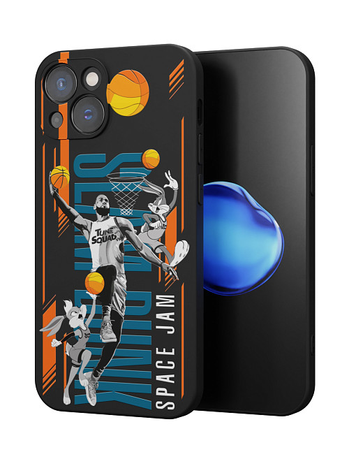 Силиконовый чехол для Apple iPhone 15 Plus "NOVEL: Slam Dunk"