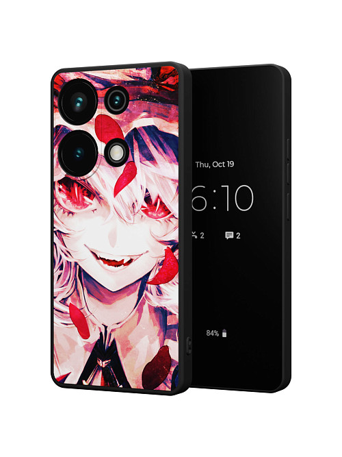 Силиконовый чехол для Poco M6 Pro (4G) "Touhou Project - Remilia Scarlet"