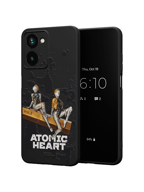 Силиконовый чехол для realme 10 (4G) "Atomic Heart: Боевые близняшки"