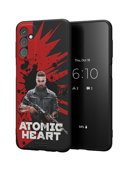 Силиконовый чехол для Samsung Galaxy M23 (5G) "Atomic Heart: Майор Нечаев"