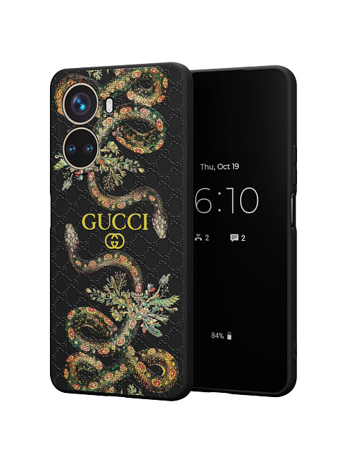 Силиконовый чехол для Huawei Nova 10 SE "NOVEL: Gucci"