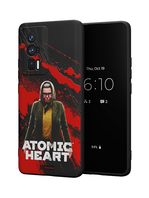 Силиконовый чехол для Poco F5 Pro "Atomic Heart: Баба Зина"