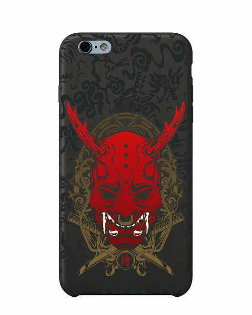 Силиконовый чехол для Apple iPhone 6S Red Oni mask