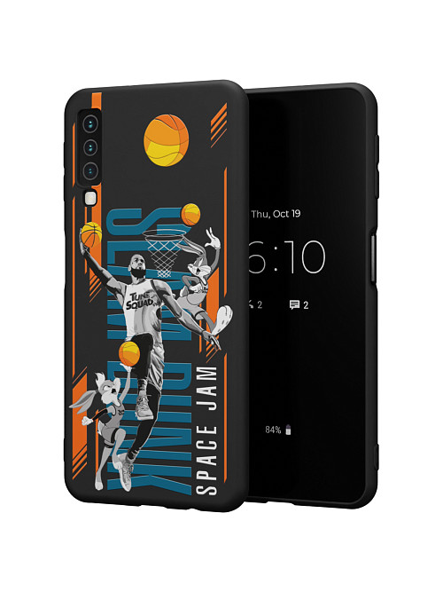 Силиконовый чехол для Samsung Galaxy A7 (2018) "NOVEL: Slam Dunk"