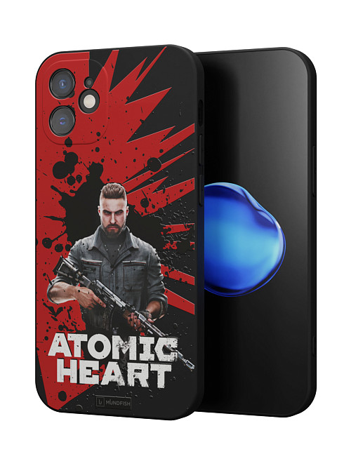 Силиконовый чехол для Apple iPhone 12 Mini "Atomic Heart: Майор Нечаев"