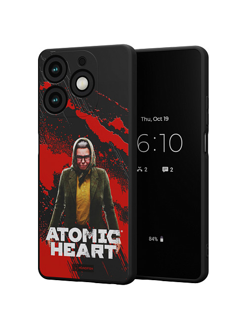 Силиконовый чехол для Tecno Spark 10 Pro "Atomic Heart: Баба Зина"