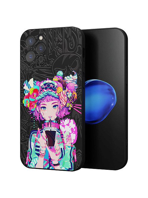 Силиконовый чехол для Apple iPhone 12 Pro "Lolipop girl"