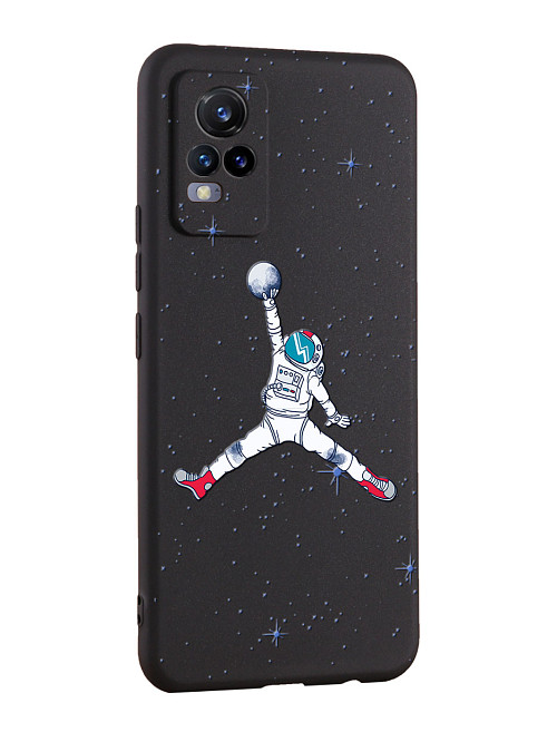 Силиконовый чехол для Vivo V21E (4G) Космический баскетбол