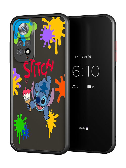 Противоударный чехол для Xiaomi Redmi Note 11 "NOVEL: Stitch paints"