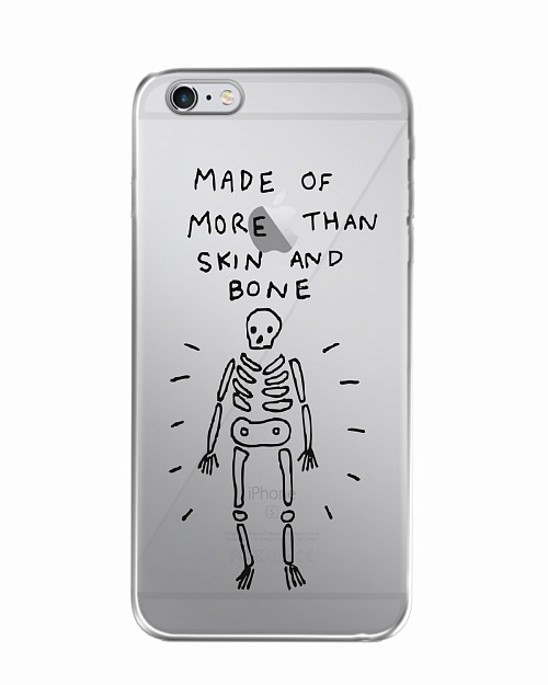 Силиконовый чехол для Apple iPhone 6S Plus Скелет