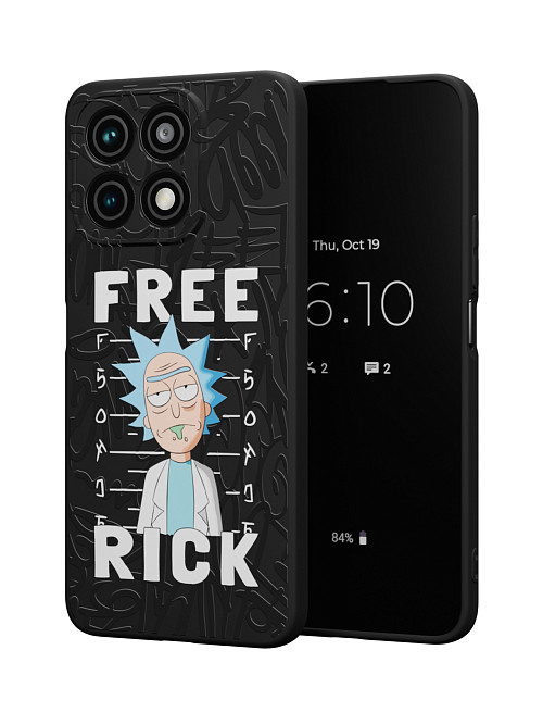 Силиконовый чехол для Honor X8a (4G) "NOVEL: Free Rick"