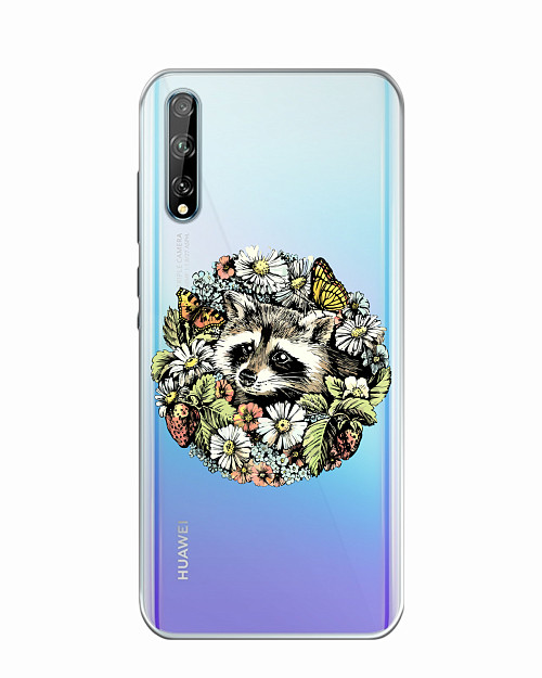 Силиконовый чехол для Huawei Y8p Енотик