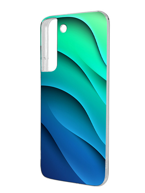 Силиконовый чехол для Samsung Galaxy S22 (5G) Лазурные волны