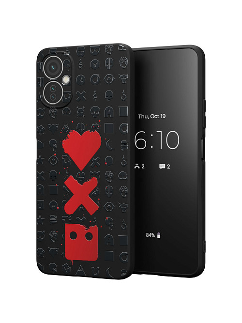 Силиконовый чехол для Tecno Camon 19 Neo "Love Death Robots"