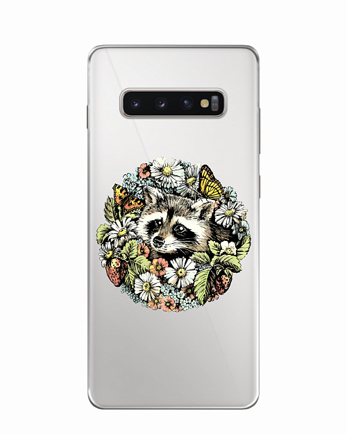 Силиконовый чехол для Samsung Galaxy S10 Plus Енотик